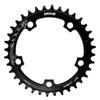 DECKAS Round Chainring 110BCD 36T 38T 40T 42T 44T 46T 48T 50T 52T Narrow Wide Chainring for 7 to 12 Speed Chains (Black 44T) view 1