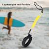 Coiled for Leash, Paddle Leash, Stand Up Paddle Board Coiled Spring Leg Foot Rope Surfing Leash for Surfboard (Yellow), Paddle Leash, Coiled for Leash, Stand Up Paddle BoLeg Leash Board Coiled Fo view 3
