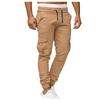 SERYU Mens Athletic Cargo Joggers Sweatpants Drawstring Gym Workout Trousers Slim Fit Long Pant view 1