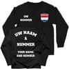 lepni.me Kids Netherlands Football Shirt Your Name Number Holland Flag Badge Personalised Jersey Custom Soccer World Cup 2022 (9-11 Years Black Multi Color) view 1