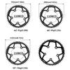 DECKAS Round Chainring 110BCD 36T 38T 40T 42T 44T 46T 48T 50T 52T Narrow Wide Chainring for 7 to 12 Speed Chains (Black 46T) view 3