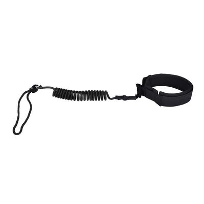 Coiled for Leash, Paddle Leash, Stand Up Paddle Board Coiled Spring Leg Foot Rope Surfing Leash for Surfboard (Black), Paddle Leash, Coiled for Leash, Stand Up Paddle BoLeg Leash Board Coiled Foo