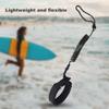Coiled for Leash, Paddle Leash, Stand Up Paddle Board Coiled Spring Leg Foot Rope Surfing Leash for Surfboard (Black), Paddle Leash, Coiled for Leash, Stand Up Paddle BoLeg Leash Board Coiled Foo view 2