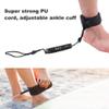Coiled for Leash, Paddle Leash, Stand Up Paddle Board Coiled Spring Leg Foot Rope Surfing Leash for Surfboard (Black), Paddle Leash, Coiled for Leash, Stand Up Paddle BoLeg Leash Board Coiled Foo view 4