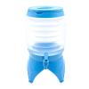 Collapsible Water Container Outdoor Camping Hiking Fishing Water Bucket Travel Folding Telescopic Water Storage Tank with Spigot,Pink,5.5Liter view 4
