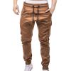 SERYU Mens Athletic Cargo Joggers Sweatpants Drawstring Gym Workout Trousers Slim Fit Long Pant view 1