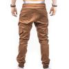 SERYU Mens Athletic Cargo Joggers Sweatpants Drawstring Gym Workout Trousers Slim Fit Long Pant view 2