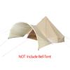UNISTRENGH Bell Tent Awning Canopy Outdoor Tent Sunshade Tarp for Camping Hiking Beach Travel Party Beige 3M/4M/5M/6M Tent Accessory (Round Awning for 4M/5M/6M) view 4