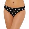 Hula Honey Womens Juniors Floral Hipster Swim Bottom Separates Black XS view 1