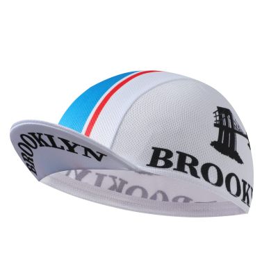 Bikingbros Brooklyn White Cycling Cap - Retro Cycling Hat-Under Helmet - Cycling Helmet Liner Breathable&Sweat Uptake