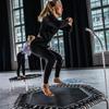 Acon FIT 55in Fitness Trampoline Hexagon with Handlebar, White view 2