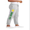 Wally's Custom Apparel Green Bay Sweatpants with Side Pockets Gray Women's (Large) view 2
