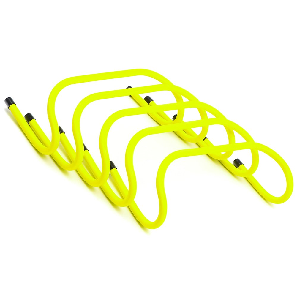 Trademark Innovations 6" Speed Training Hurdles (Set of 5, Lime)