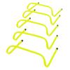 Trademark Innovations 6" Speed Training Hurdles (Set of 5, Lime) view 3