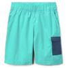 Columbia Youth Boys Washed Out Cargo Short, Bright Aqua/Dark Mountain, Large view 1
