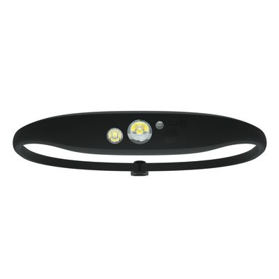KNOG Quokka 150 LED Headlamp - Lightweight, USB Rechargeable Running Headlamp with 20m Beam, IP65 Water Resistant, Silicone Strap, 3 Light Modes for Camping, DIY & Outdoors, Midnight Black