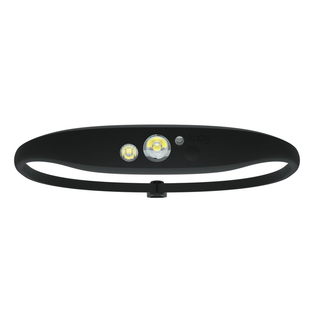 KNOG Quokka 150 LED Headlamp - Lightweight, USB Rechargeable Running Headlamp with 20m Beam, IP65 Water Resistant, Silicone Strap, 3 Light Modes for Camping, DIY & Outdoors, Midnight Black