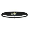 KNOG Quokka 150 LED Headlamp - Lightweight, USB Rechargeable Running Headlamp with 20m Beam, IP65 Water Resistant, Silicone Strap, 3 Light Modes for Camping, DIY & Outdoors, Midnight Black view 1