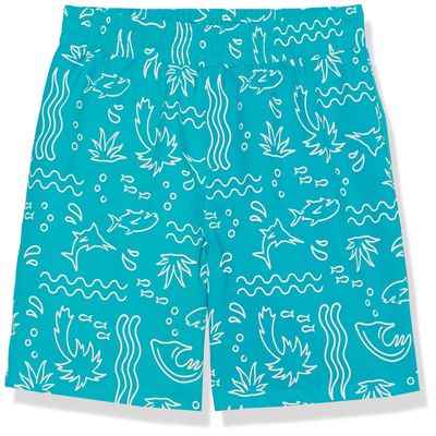Columbia Toddler Boys Super Backcast Short, Ocean Teal Marlin Shores, 3T