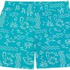 Columbia Toddler Boys Super Backcast Short, Ocean Teal Marlin Shores, 3T view 3