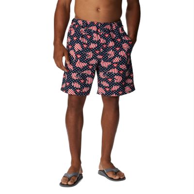 Columbia Men's Super Backcast Water Short, Collegiate Navy PFG Proud, Medium
