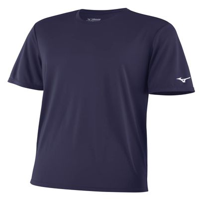 Mizuno Men's NXT Short Sleeve Tee, Navy, X-Large
