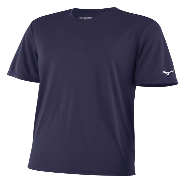Mizuno Men's NXT Short Sleeve Tee, Navy, X-Large