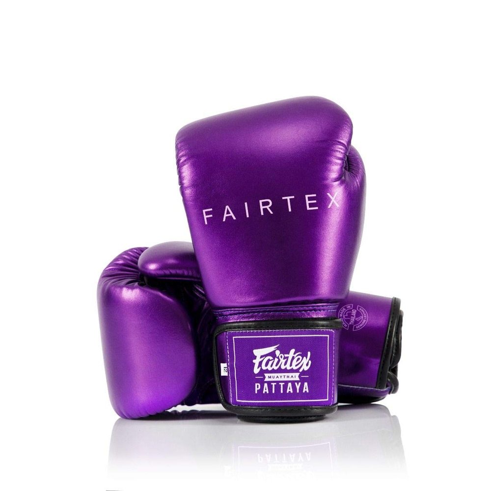 Fairtex Metallic Boxing Gloves (Purple Mettalic, 10oz)