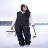 DOING SOMETHING GREAT DSG Outerwear Women's Avid 2.0 Ice Fishing Dropseat Bibs - Waterproof, Insulated, Drop Seat, Float-Assist (US, Alpha, 5X-Large, Regular, Regular, Black) view 3