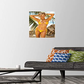 Trends International Sports Illustrated: Swimsuit Edition - Hailey Clauson 22 Wall Poster, 14.72" x 22.37", Premium Poster & Push Pin Bundle
