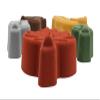 Atomik Climbing Holds Set of 5 Leaves in Assorted Earth Tones view 3