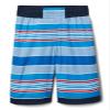 Columbia Youth Boys Sandy Shores Boardshort, Bright Indigo Danby Stripe/Collegiate Navy, Medium view 1