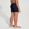 LEAO Youth Boys' Swim Jammers Solid Swimsuit Square Leg Swimming Shorts UPF 50+ Sun Pretection Quick Dry Navy S view 4