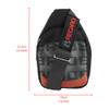 BRIDE Black Backpack Cross Body Chest Pack RECARO Shoulder Waist Bag Messenger view 3