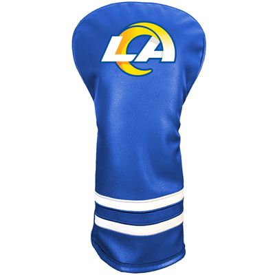 Team Golf NFL Los Angeles RAMS Vintage Driver Headcover - Printed Team Golf NFL Vintage Driver Golf Club Headcover, Form Fitting Design, Retro Design with Fleece Lining for Extra Club Protection