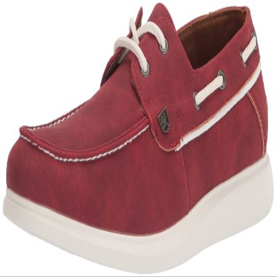 Stacy Adams Men's Reid Boat Shoe,Red,7.5M