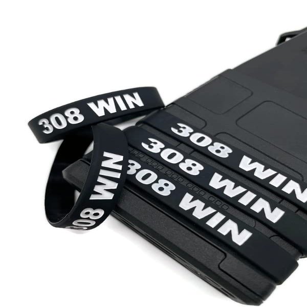 308 Win 7.62x51 Magazine Mag ID Silicone Band Durable (Pack of 3, 5 or 10) (5)