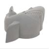 Atomik Climbing Holds XL Bolt-On Shark in Earth Tone Gray view 2
