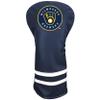Team Golf MLB Milwaukee Brewers Vintage Driver Headcover - Printed Team Golf MLB Vintage Driver Golf Club Headcover, Form Fitting Design, Retro Design with Fleece Lining for Extra Club Protection view 1