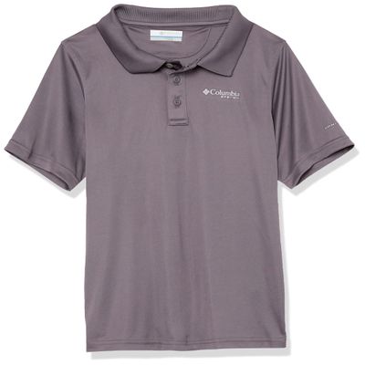 Columbia Youth Boys Slack Tide Polo, City Grey, X-Small