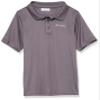 Columbia Youth Boys Slack Tide Polo, City Grey, X-Small view 1