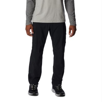 Columbia Mens Silver Ridge Utility Hiking Pant, Black, 52 x 34