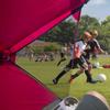 CoverU Sports Tent Pod Sun Protection Pop Up 2 Person Hot Climate Canopy Shelter Patent Pending - RED view 3