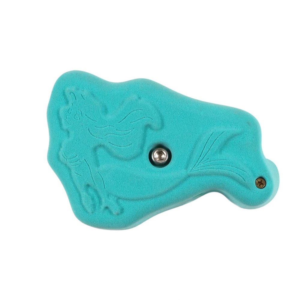 Atomik Climbing Holds Bolt-On Mermaid in Teal
