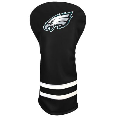Team Golf NFL Philadelphia Eagles Vintage Driver Headcover - Printed Team Golf NFL Vintage Driver Golf Club Headcover, Form Fitting Design, Retro Design with Fleece Lining for Extra Club Protection