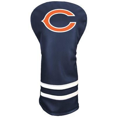 Team Golf NFL Chicago Bears Vintage Driver Headcover - Printed Team Golf NFL Vintage Driver Golf Club Headcover, Form Fitting Design, Retro Design with Fleece Lining for Extra Club Protection