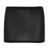 Vxuxlje Women's See Through Micro Mini Hip Skirt Transparent Buttocks Mesh Porn Allure Ultrashort Skirts Black One Size view 4