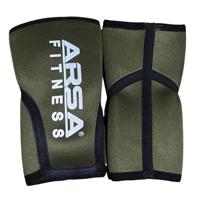 Arsa Fitness 5MM Thickness Elbow Sleeves for Weightlifting, Powerlifting, Exercise, Bodybuilding for Men & Women (X-Large, Green)