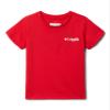 Columbia Youth PFG Short Sleeve Graphic Tee, Red Spark/Fish Flag Fade Graphic, Medium view 3