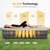 LET'S CAMP Air Mattress Camping Airbed with Electric Pump 19" Twin Inflatable 2 Minutes Quick Self-Inflation Waterproof PVC Fabric Portable for Camping,Travel, Home Sleeping, Outdoor, Guests, RV view 3